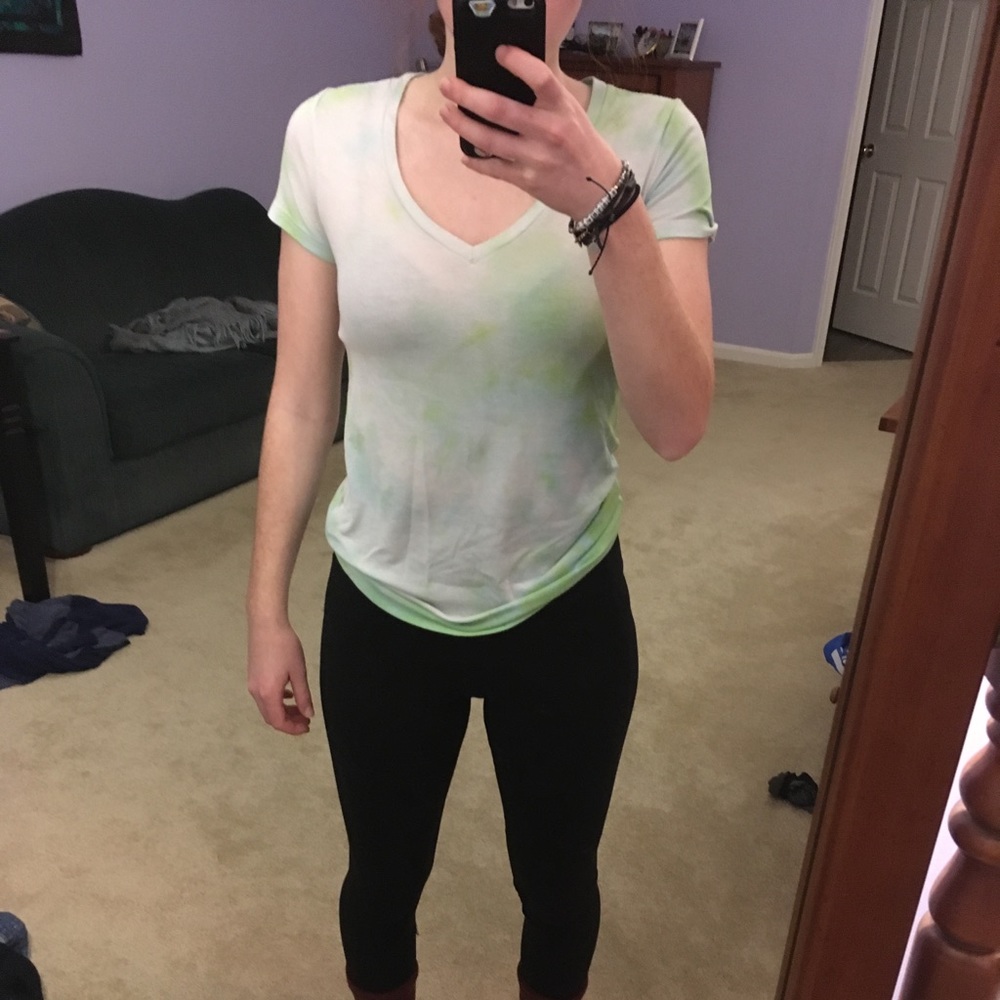 Green Tye Dye Shirt